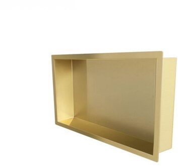 Inbouwnis BWS Incorporado 30x60x7 cm Geborsteld Messing Goud