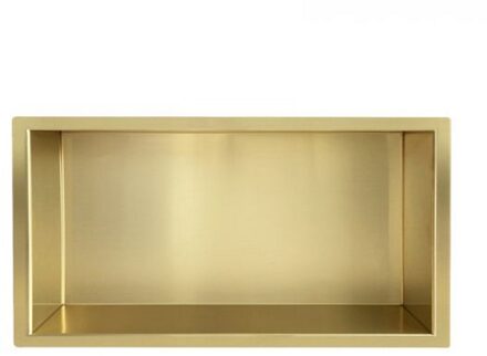 Inbouwnis | Exellence | 30x60x7cm | Geborsteld Messing Goud