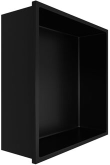 Inbouwnis - Leoni Nima - 30x30x10cm - Mat Zwart