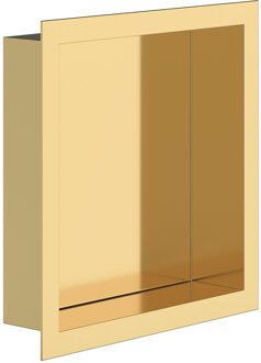Inbouwnis - Leoni Prim - 30x30x7cm - Geborsteld Goud