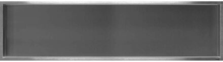 Inbouwnis LoooX boX 120x30x7 cm RVS Looox