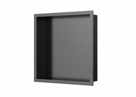 Inbouwnis Luca Sanitair 30x30x6,5cm RVS Gunmetal PVD