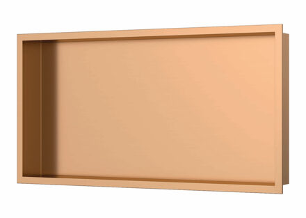 Inbouwnis Luca Sanitair 60x30x6,5cm RVS Geborsteld Koper PVD