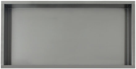 Inbouwnis Sanilux Napo Wand 30x60x7 cm Gunmetal