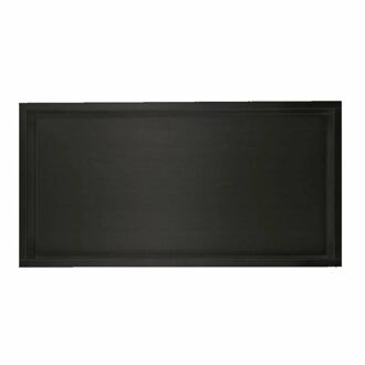 Inbouwnis Sanilux Wandmontage 60x30 cm Mat Zwart