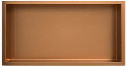 Inbouwnis Wiesbaden Novi 30x60x10cm Geborsteld Brons Koper