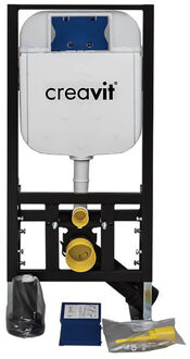 Inbouwreservoir - 3-6Liter GR5003 Wit/zwart