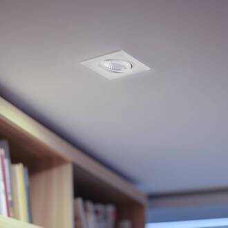 inbouwspot 38° hoekig dim-to-warm wit