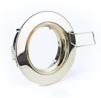 Inbouwspot 50mm messing rond kantelbaar