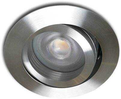 Inbouwspot Bern aluminium