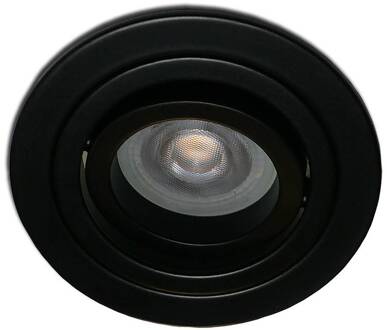 Inbouwspot Brescia rond zwart