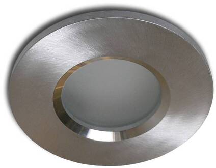 Inbouwspot Brussel rond aluminium
