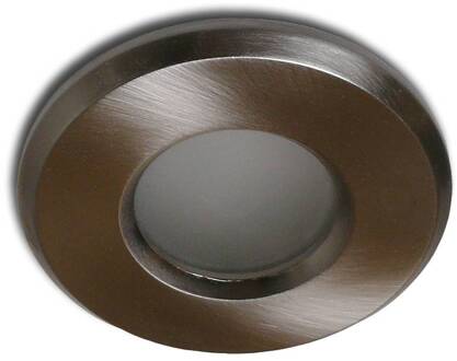 Inbouwspot Brussel rond mat chroom