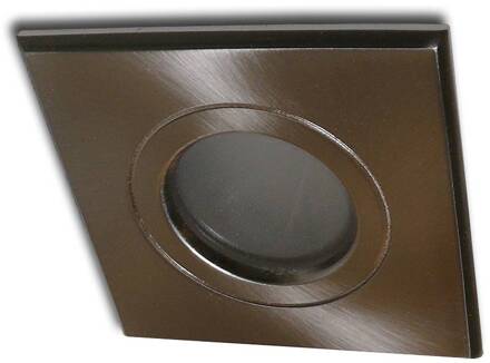 Inbouwspot Brussel vierkant mat chroom