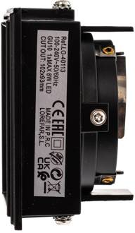 Inbouwspot Hyde 1-lamp hoekig gezwenkt zwart