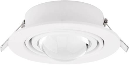 inbouwspot Jyla, wit, 4.200 K, Ø 13 cm, lens wit mat