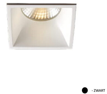 Inbouwspot LED Lucina SQ 6.3x6.3x9.5cm 7.5W Aluminium Zwart