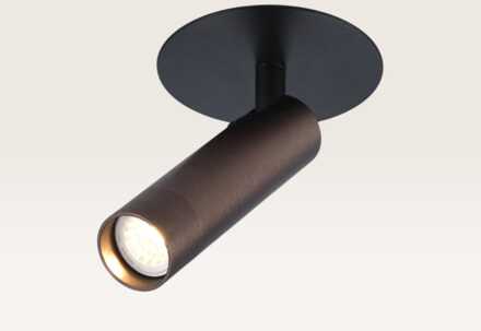 Inbouwspot Mavion bronzo - GU10-fitting - Spotlight - Zwevend licht - IP20 voor binnen - Brons - Met doorlusbedrading