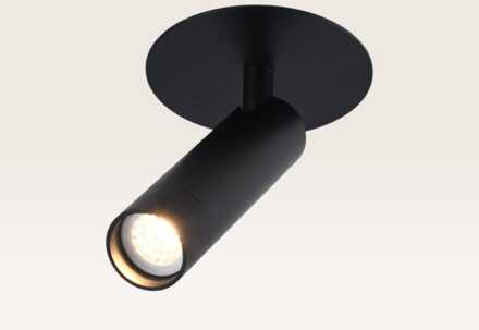 Inbouwspot Mavion nero - GU10-fitting - Spotlight - Zwevend licht - IP20 voor binnen - Zwart - Met doorlusbedrading