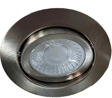 Inbouwspot Ronin Ø 8,2 cm IP44 mat chroom