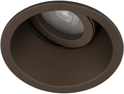Inbouwspot - Sigmi Verno Pro - Rond - Brons - Kantelbaar - Zaagmaat 80mm Diameter 95mm - Incl. GU10 Fitting