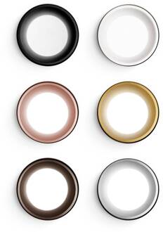 Inbouwspot Thessalië, goud, gips, Ø 10 cm, GU10