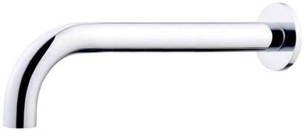 Inbouwuitloop Rond 25 cm 1/2" Chroom Aqua Splash