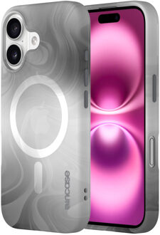 Incase Halo Case MagSafe voor de Apple iPhone 16 - Oil Slick Smoke Grijs