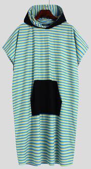 Incerun Mannen Gestreepte Patchwork Robes Hooded Nachtkleding Korte Mouw Losse Badjassen Zakken Nachtjapon Gezellige Mens Homewear S-5XL Xxl