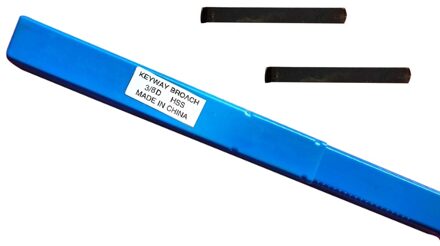 Inch Maat 3/8 Spiebaan Broach D Push-Type Hss Hss Aansnijden Snijden Voor Cnc Machine Tool