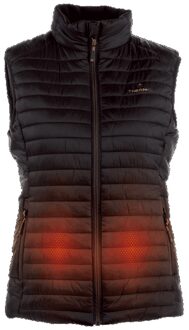 Incl. Verwarming / incl. Accu Winter Bodywarmer Dames L Zwart