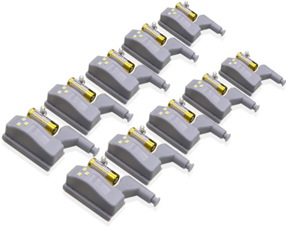 Include Battery LED Cabinet Hinge Night Light Sensor Light For Kitchen Living Room Bedroom Wardrobe Closet Cupboard Door Lamp