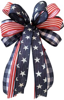 Independence Day Krans Veranda Decoratie Voordeur Outdoor Opknoping Krans Decor Qw B