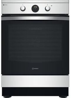 Indesit IS67IQ8CCX/FR Inductie fornuis Grijs