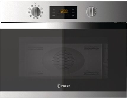 Indesit MWI 3445 IX Inbouw combimagnetrons Grijs