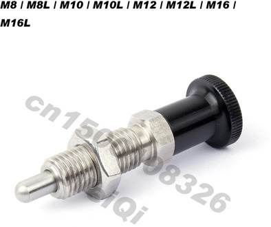 Index plungers , indexing plungers,locking pin ,Locking spring screw,turn ,aluminum knob,stainless steel pin, M8 M10 M12 M16