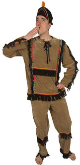 Indiaan Blackfeet 3-delig Bruin - Kastanje