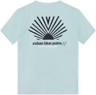 Indian blue Jeans jongens t-shirt Blauw - 164
