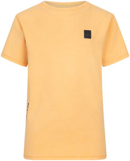 Indian blue Jeans Jongens t-shirt fancy - Gebleekt oranje - Maat 128