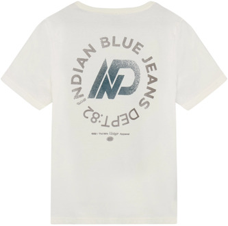 Indian blue Jeans jongens t-shirt Wit - 176