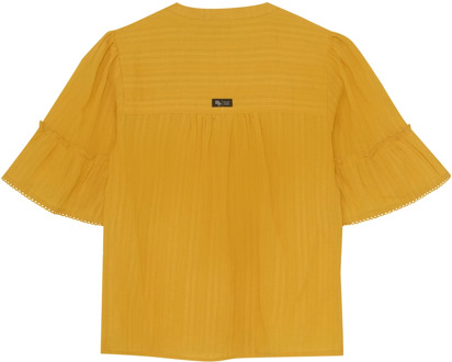 Indian blue Jeans meisjes blouse Geel - 128