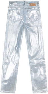 Indian blue Jeans meisjes broek Zilver - 170