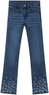 Indian blue Jeans Meisjes flair jeansbroek Lola AOP - Medium denim - Maat 164