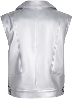 Indian blue Jeans meisjes gilet Zilver - 152