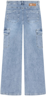 Indian blue Jeans meisjes jeans Bleached denim - 170