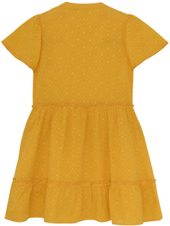 Indian blue Jeans meisjes jurk Geel - 128