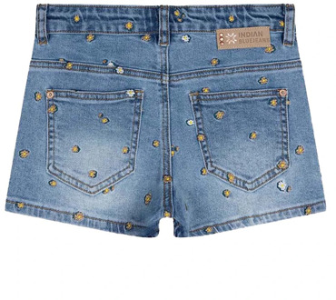 Indian blue Jeans meisjes korte broek Medium denim - 164