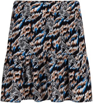 Indian blue Jeans Meisjes rok tiger - Ultra marine blauw - Maat 116