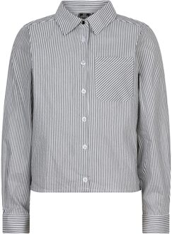 Indian blue Jeans Meisjes shirt ls cropped streep - Lily wit - Maat 128