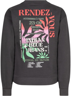 Indian blue Jeans meisjes sweater Grijs - 128